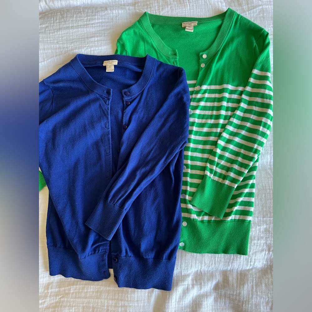 Jcrew Clare Cardigan bundle. Size small